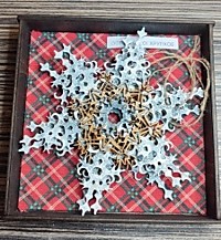 набор снежинок